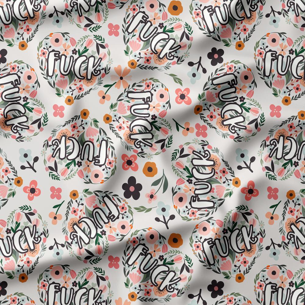 Swear Word Fabric 184 – swearing fabric custom printed Australia, made-to-order | Fabric by Missy Rose