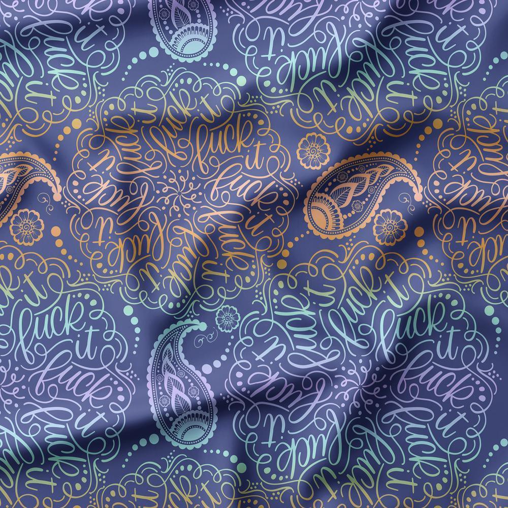 Swear Word Fabric 186 – profanity fabric for sewing, custom printed Australia | Fabric by Missy Rose