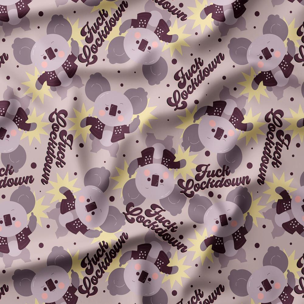 Swear Word Fabric 187 – swearing fabric custom printed Australia, made-to-order | Fabric by Missy Rose