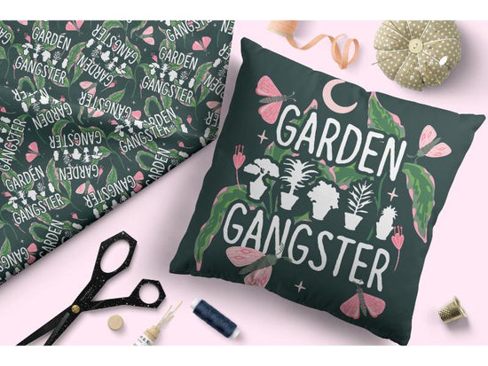 Design 18 - Garden Gangster Fabric