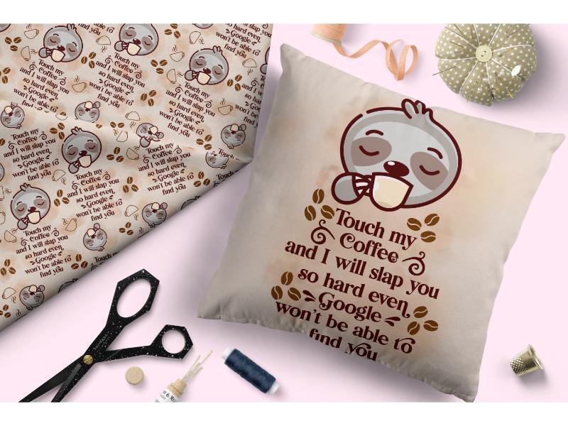 Design 191 Coffee Fabric – pre-order designer fabric Australia | Fabric by Missy Rose