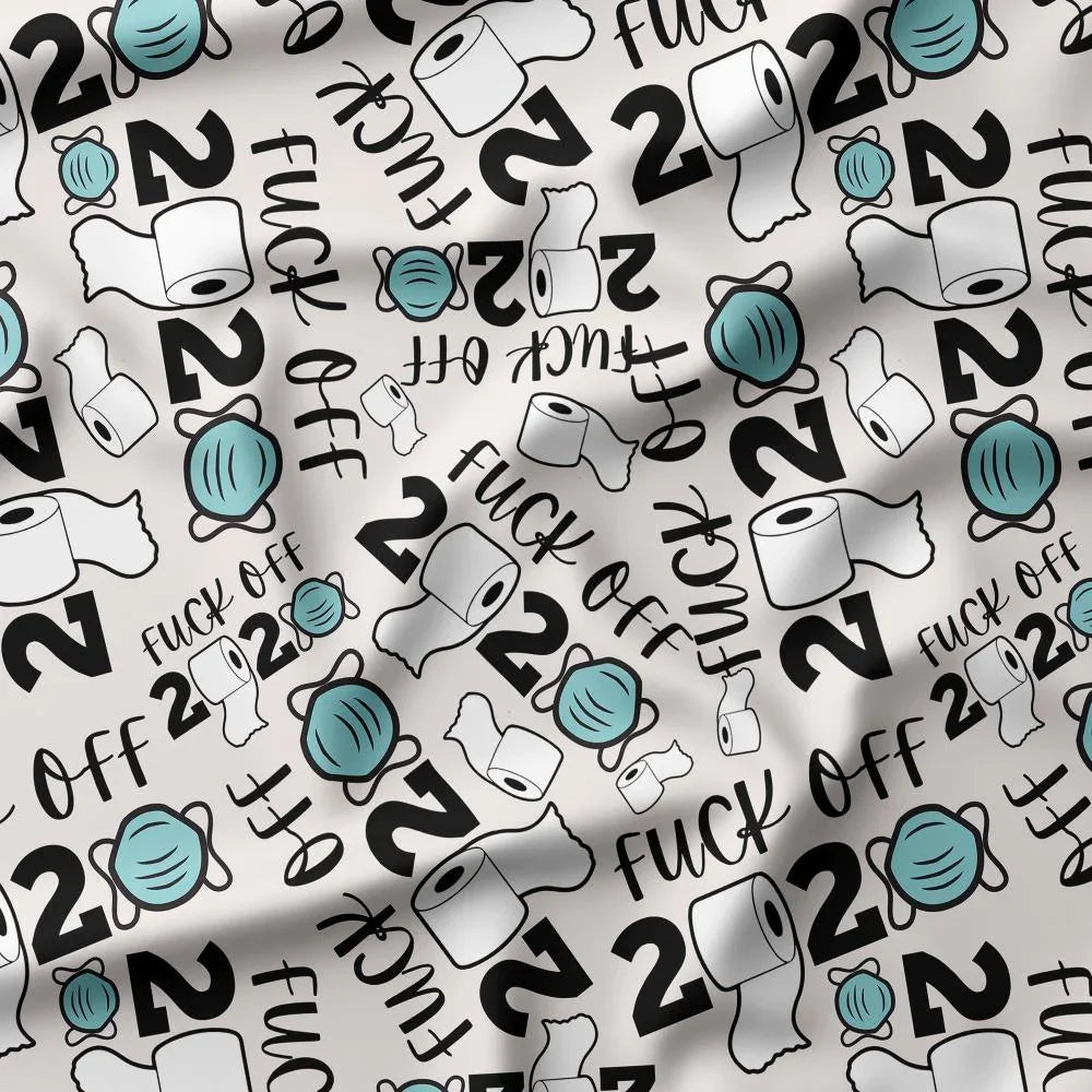 Swear Word Fabric 191 – swearing fabric custom printed Australia, made-to-order | Fabric by Missy Rose
