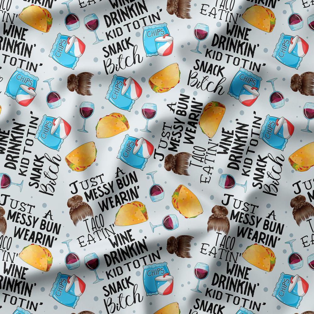 Swear Word Fabric 197 – swearing fabric custom printed Australia, made-to-order | Fabric by Missy Rose