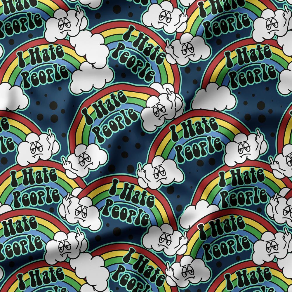 Swear Word Fabric 199 – swearing fabric custom printed Australia, made-to-order | Fabric by Missy Rose