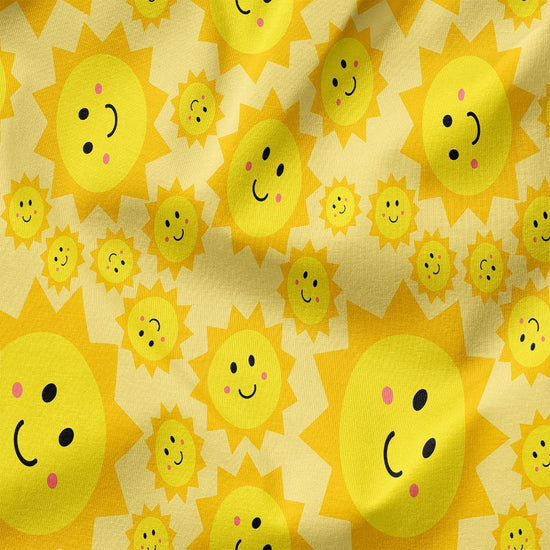 Deb McNaughton Fabric - Cover Me In Sunshine Yellow 28 - Fabric by Missy Rose Pre-Order