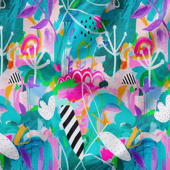 Deb McNaughton Fabric - Mighty Jungle 02 - Fabric by Missy Rose Pre-Order