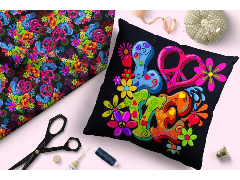Design 1 Panel Fabric – premium custom printed fabric for sewing | Fabric by Missy Rose