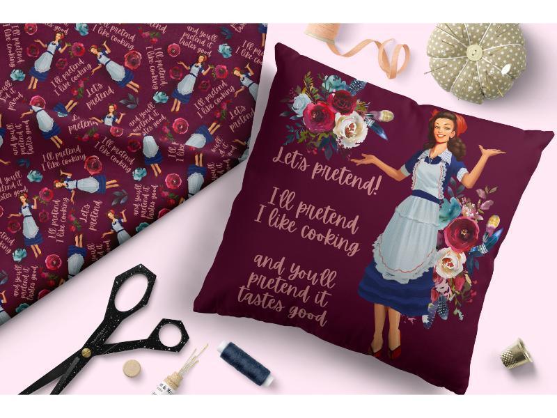 Design 200 Housewife Fabric – pre-order designer fabric Australia | Fabric by Missy Rose