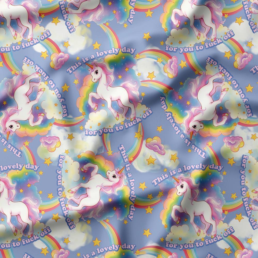 Swear Word Fabric 211 – profanity fabric for sewing, custom printed Australia | Fabric by Missy Rose