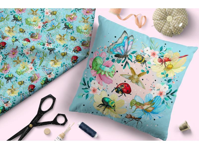 Design 21 Panel Fabric – premium custom printed fabric for sewing | Fabric by Missy Rose