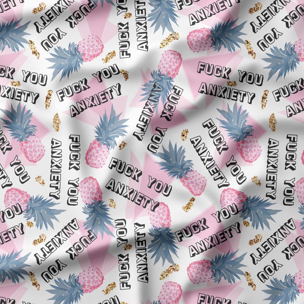 Swear Word Fabric 220 – swearing fabric custom printed Australia, made-to-order | Fabric by Missy Rose