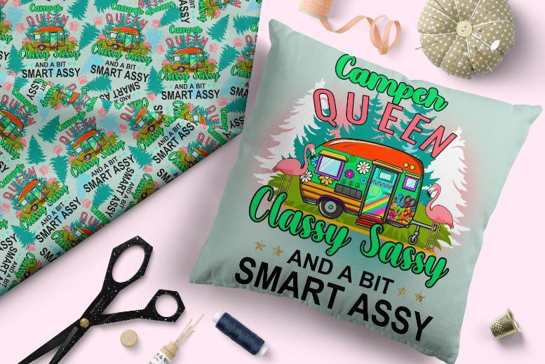 Design 227 Camper Queen Fabric – made-to-order custom fabric by the metre | Fabric by Missy Rose