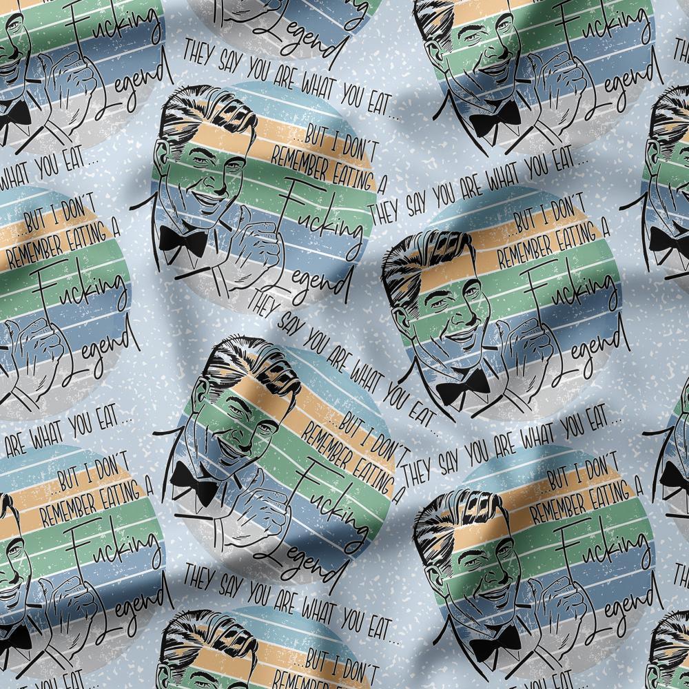 Swear Word Fabric 227 – profanity fabric for sewing, custom printed Australia | Fabric by Missy Rose