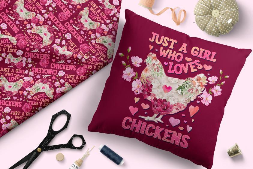 Design 230 Chickens Fabric – pre-order designer fabric Australia | Fabric by Missy Rose