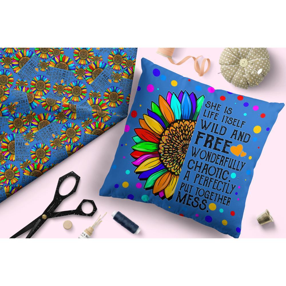Design 236 Inspirational Fabric – Australian custom printed fabric pre-order | Fabric by Missy Rose