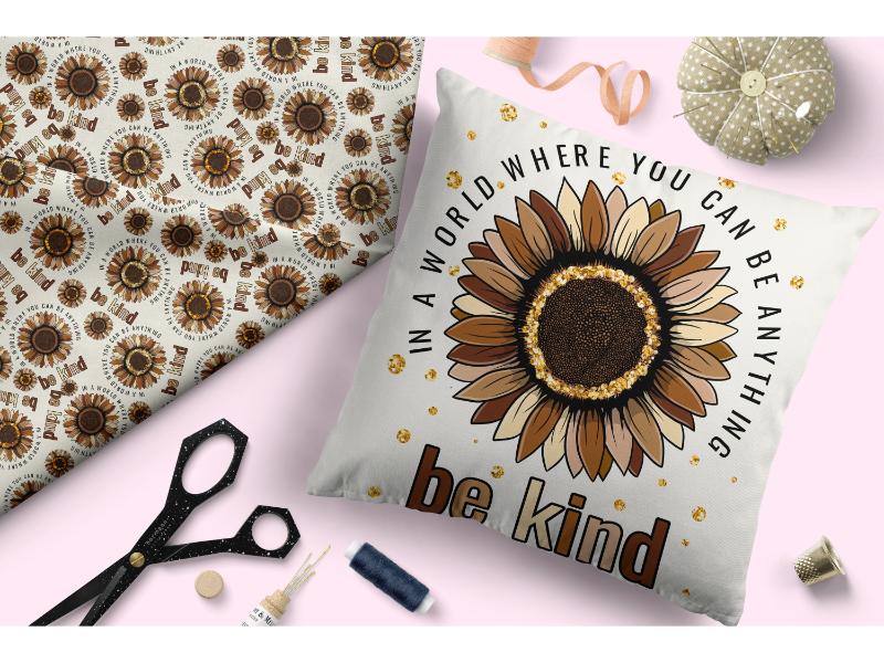 Design 23 - Be Kind Fabric