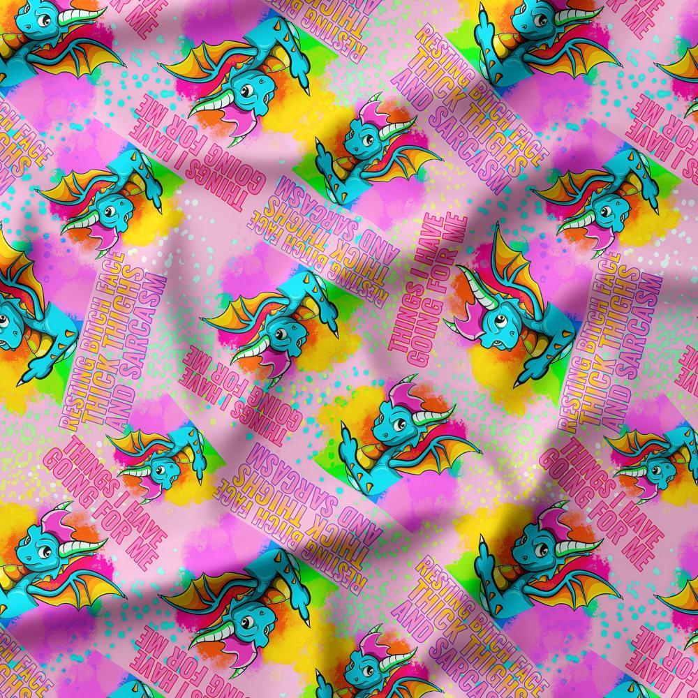 Swear Word Fabric 241 – profanity fabric for sewing, custom printed Australia | Fabric by Missy Rose