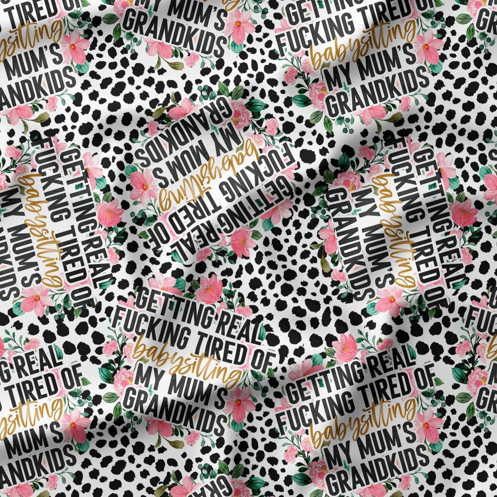 Swear Word Fabric 244 – swearing fabric custom printed Australia, made-to-order | Fabric by Missy Rose
