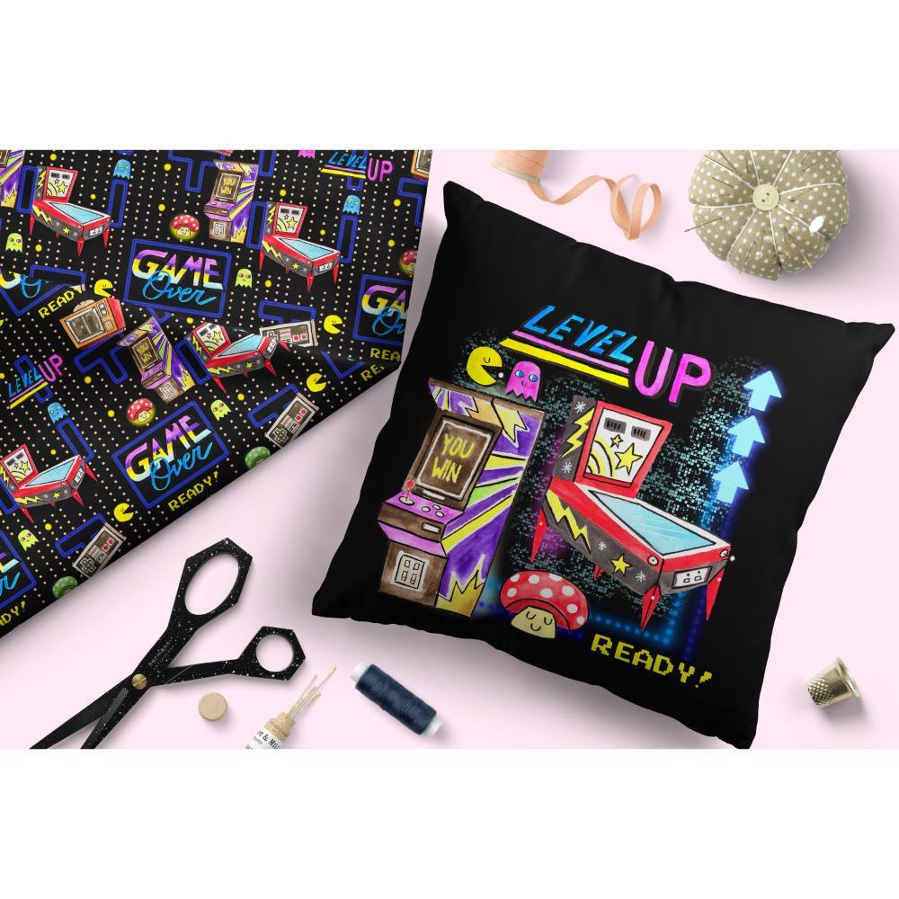 Design 247 Retro Gamer Fabric – pre-order designer fabric Australia | Fabric by Missy Rose