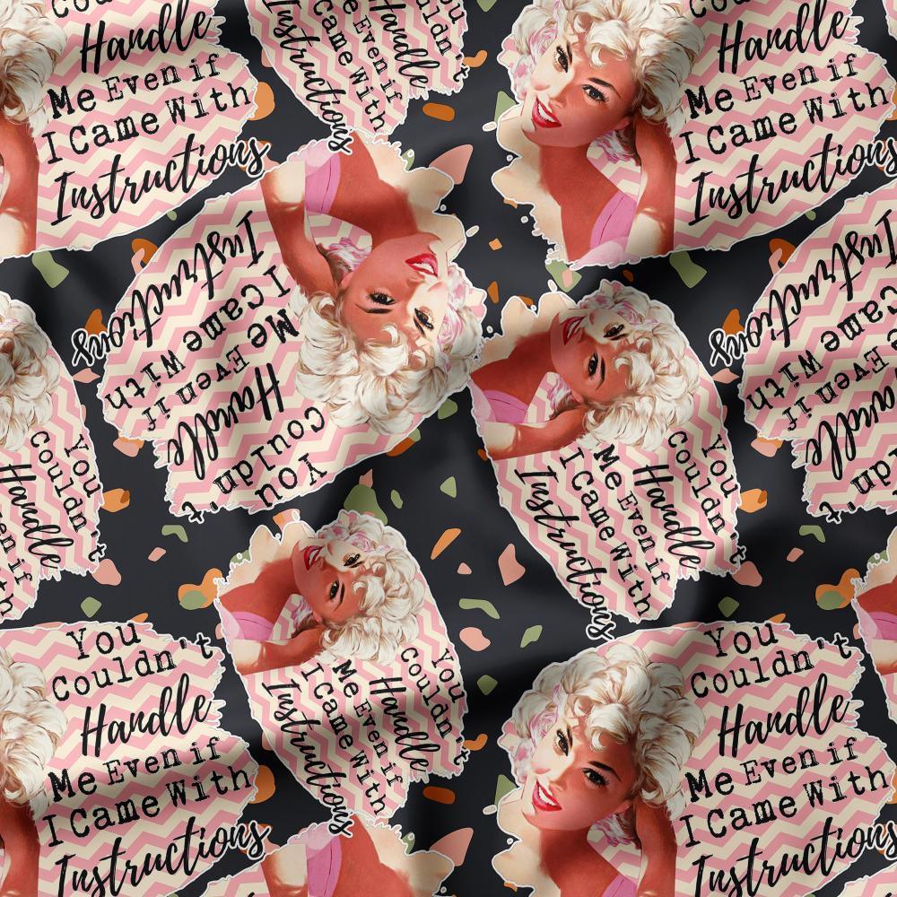 Swear Word Fabric 247 – swearing fabric custom printed Australia, made-to-order | Fabric by Missy Rose