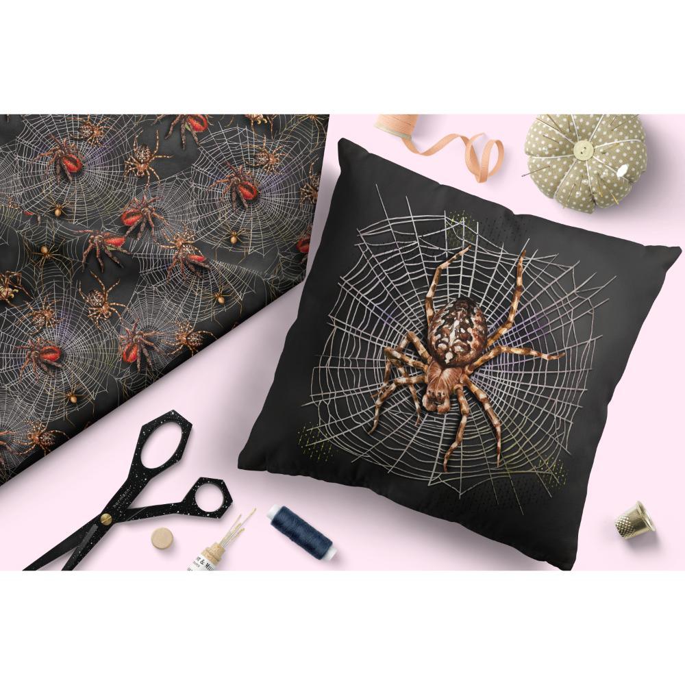 Design 249 Spider Fabric – pre-order designer fabric Australia | Fabric by Missy Rose