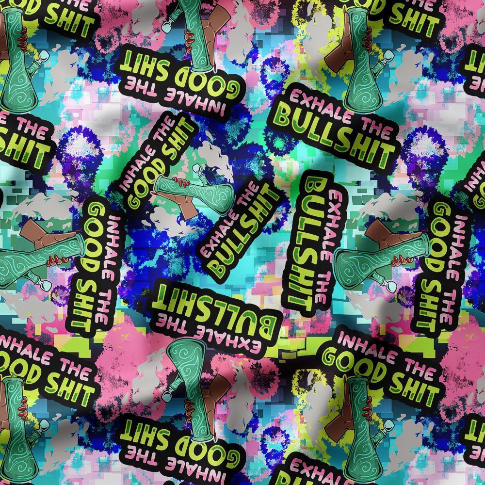Swear Word Fabric 256 – profanity fabric for sewing, custom printed Australia | Fabric by Missy Rose