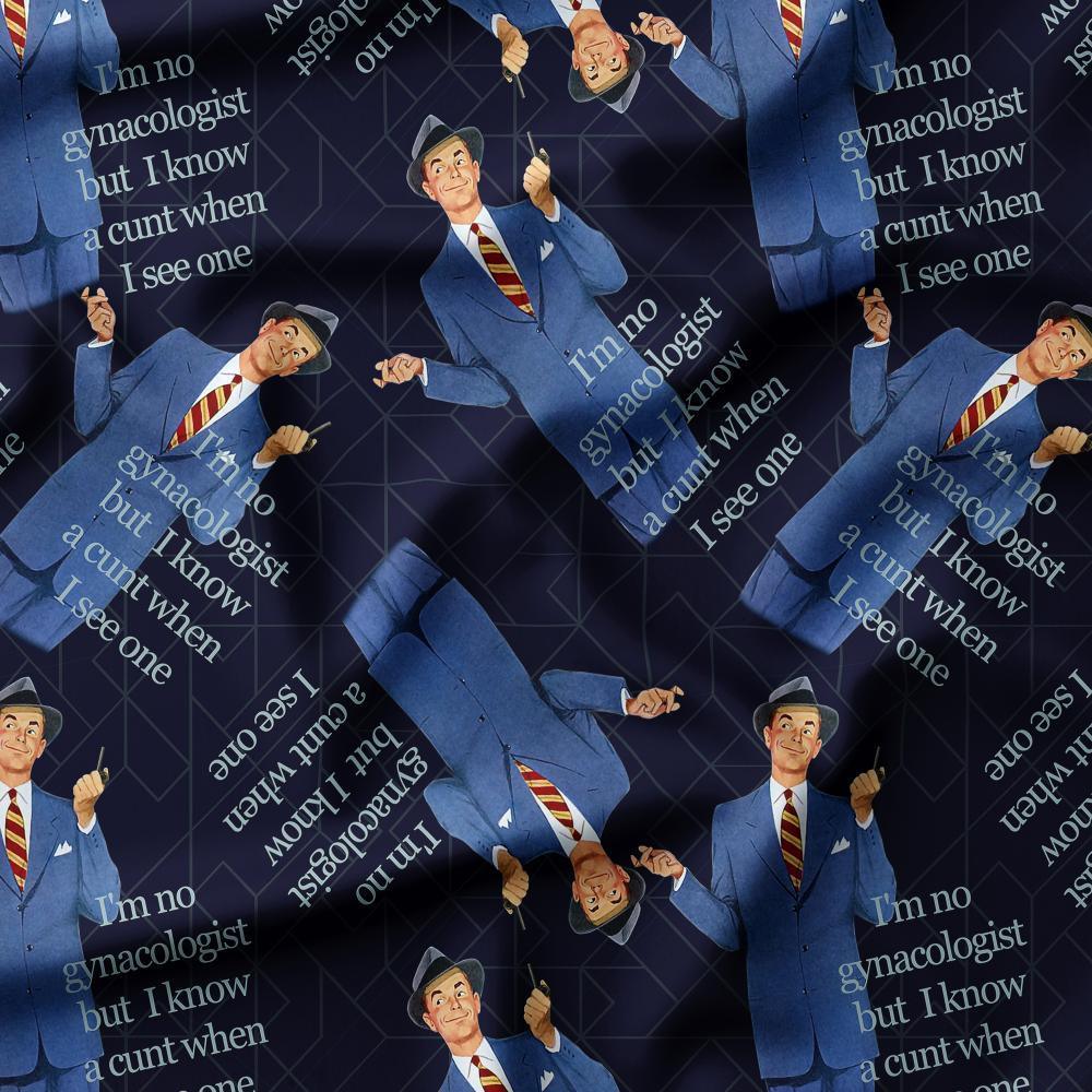 Swear Word Fabric 259 – swearing fabric custom printed Australia, made-to-order | Fabric by Missy Rose