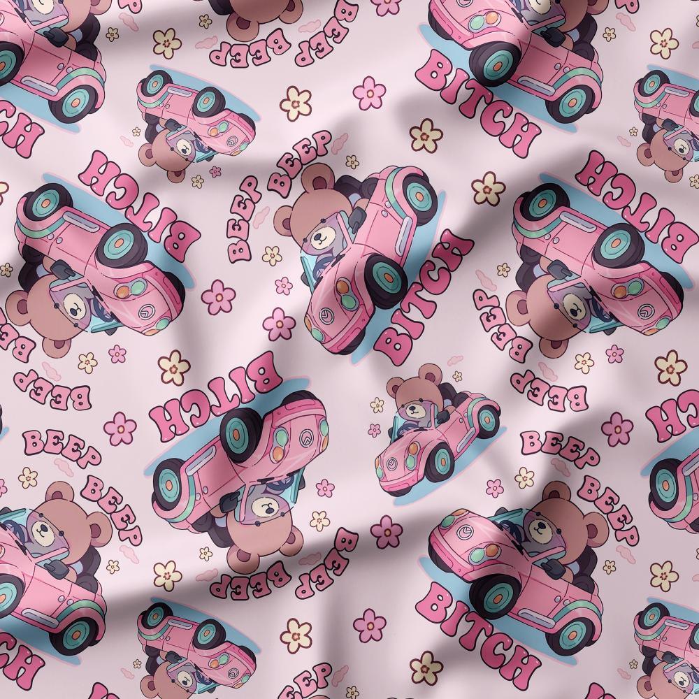 Novelty Swearing Fabric 25 – cheeky rude print fabric for sewing, pre-order | Fabric by Missy Rose