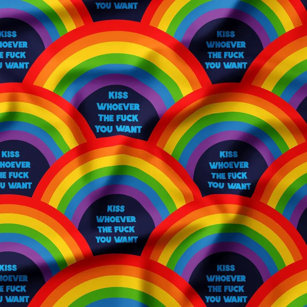Swear Word Fabric 270 – profanity fabric for sewing, custom printed Australia | Fabric by Missy Rose