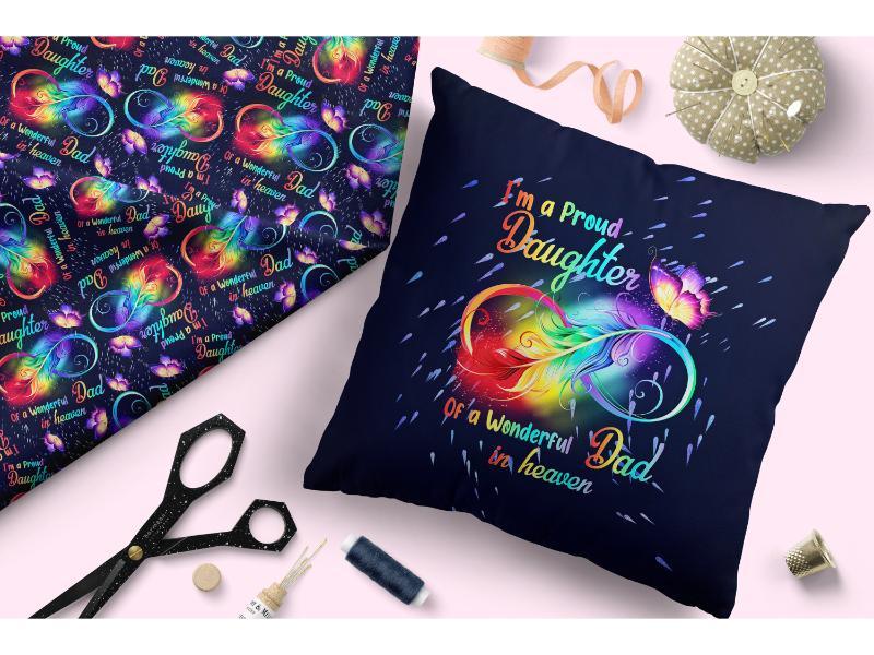 Design 272 Dad Fabric – Australian custom printed fabric pre-order | Fabric by Missy Rose