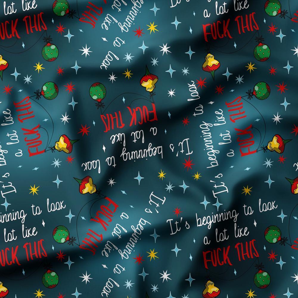 Swear Word Fabric 282 – profanity fabric for sewing, custom printed Australia | Fabric by Missy Rose