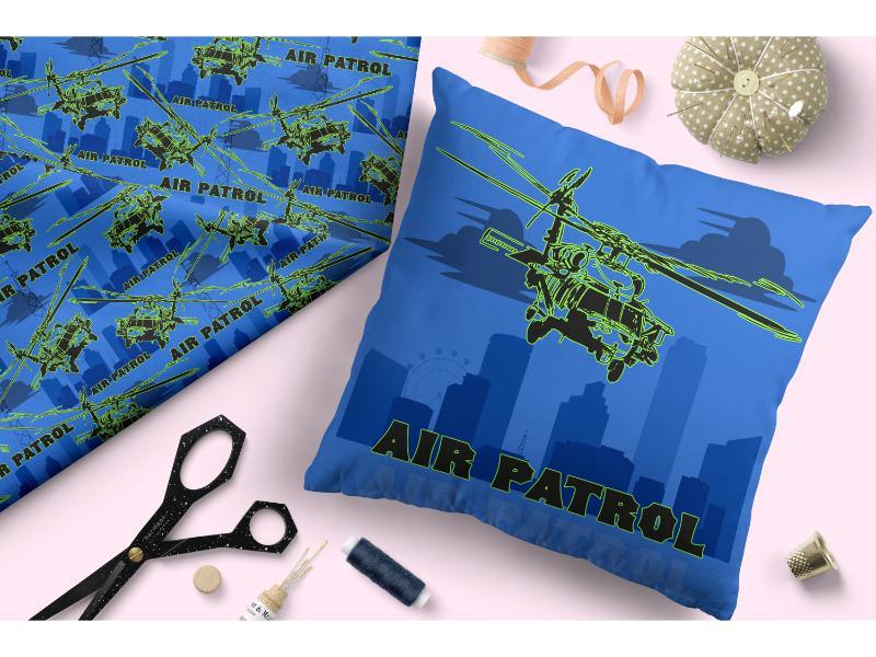 Design 285 Air Patrol Fabric – pre-order designer fabric Australia | Fabric by Missy Rose