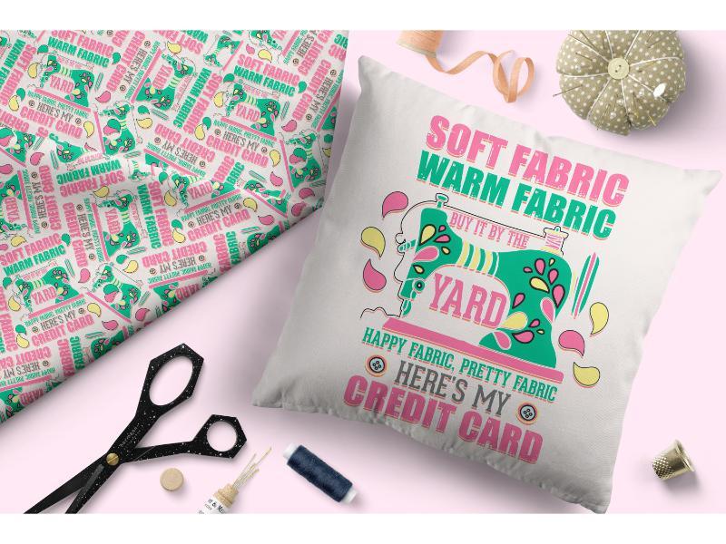 Design 286 Funny Sewing Fabric – made-to-order custom fabric by the metre | Fabric by Missy Rose