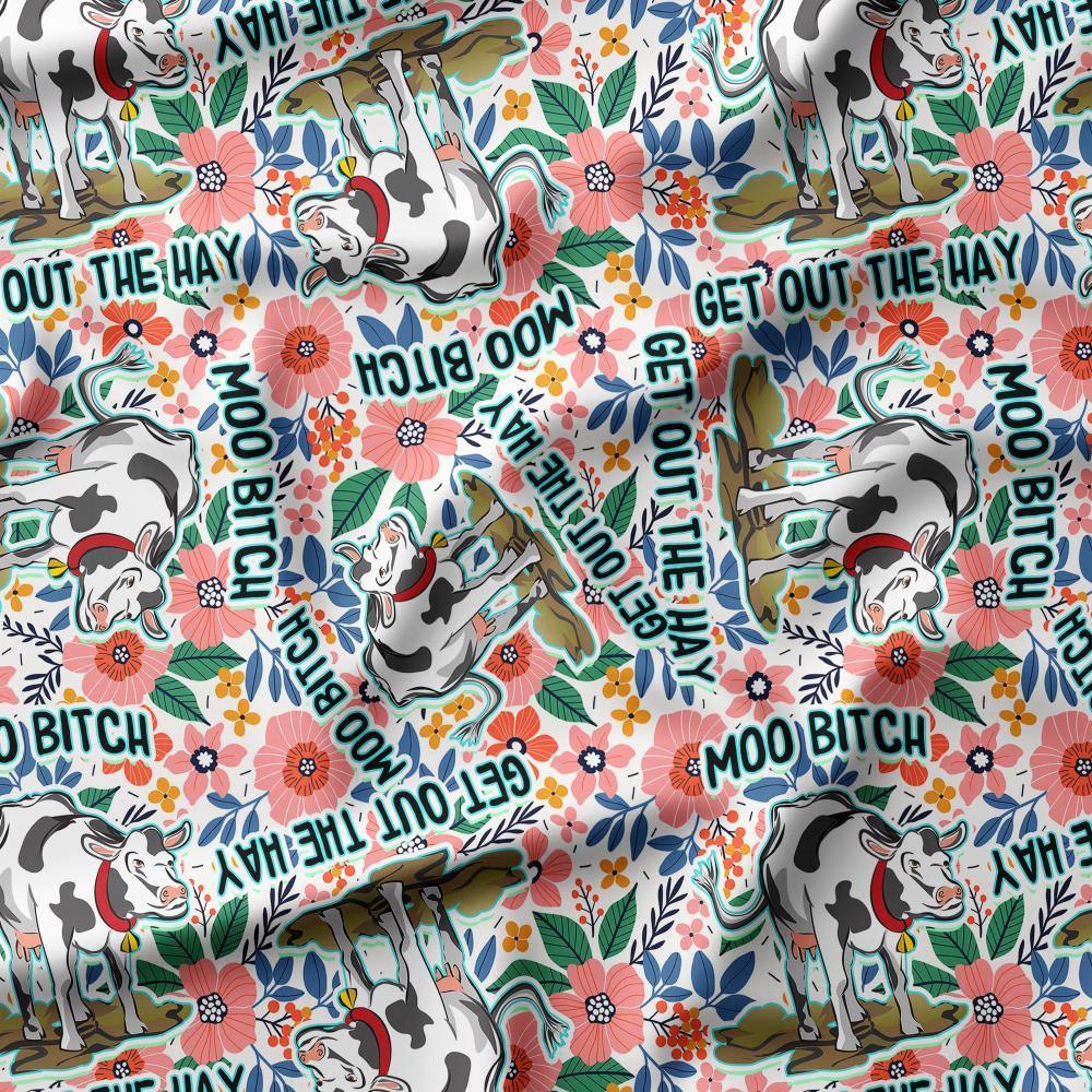 Swear Word Fabric 288 – profanity fabric for sewing, custom printed Australia | Fabric by Missy Rose