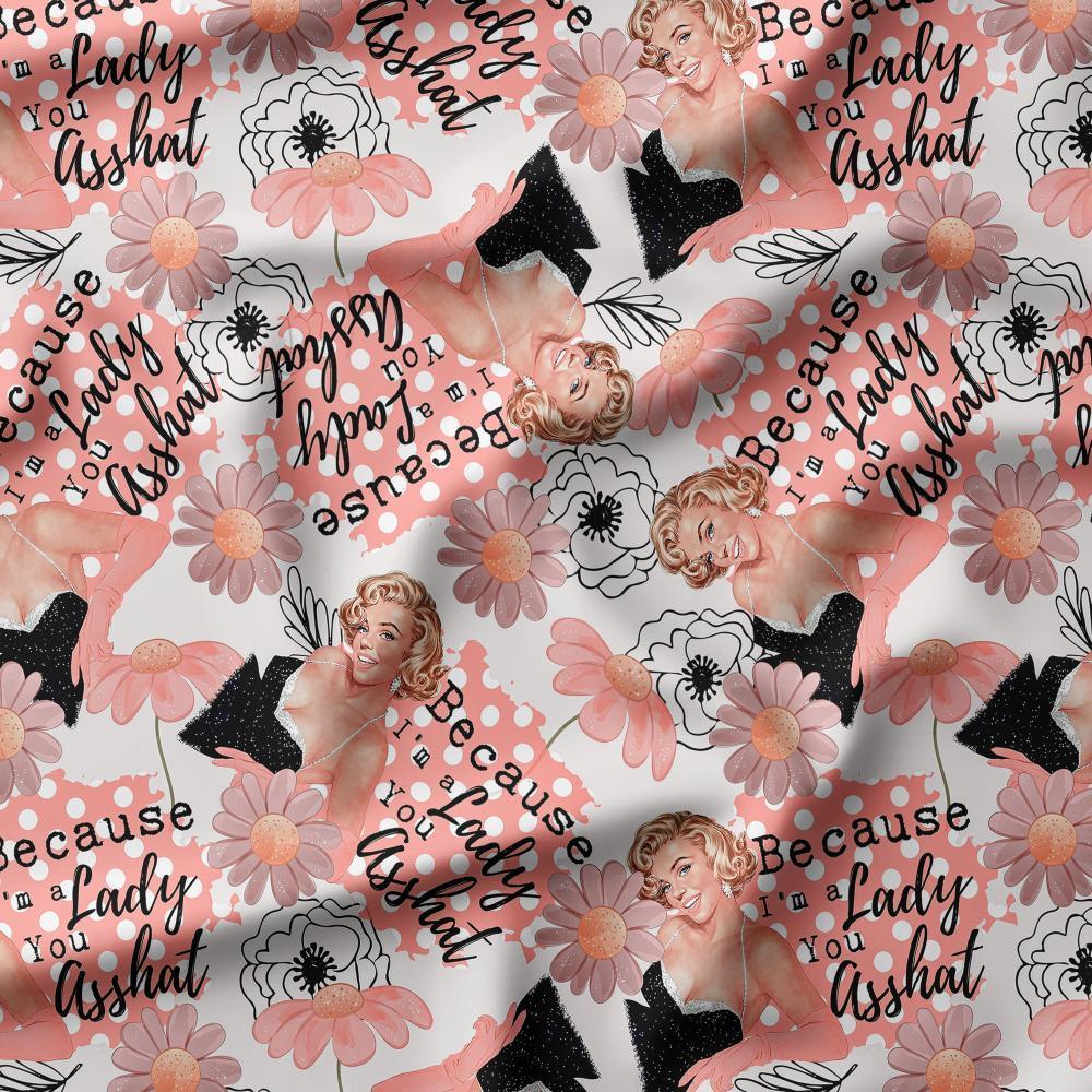 Novelty Swearing Fabric 29 – cheeky rude print fabric for sewing, pre-order | Fabric by Missy Rose