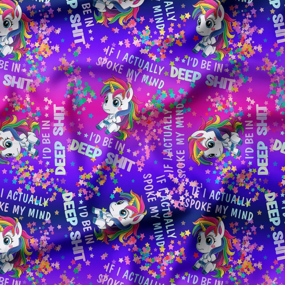 Swear Word Fabric 311 – profanity fabric for sewing, custom printed Australia | Fabric by Missy Rose