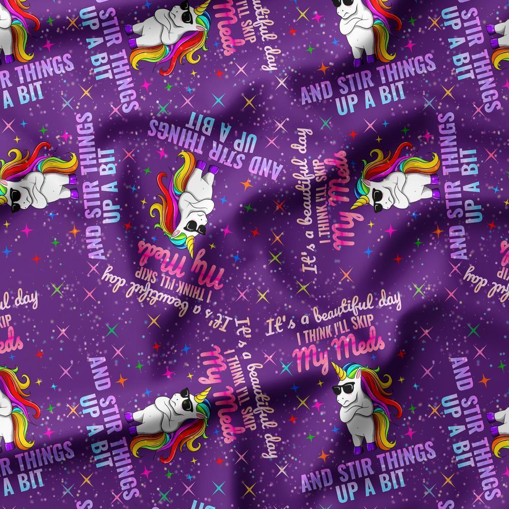 Swear Word Fabric 315 – swearing fabric custom printed Australia, made-to-order | Fabric by Missy Rose