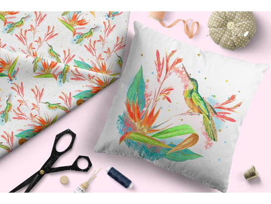 Design 328 - Hummingbird Fabric