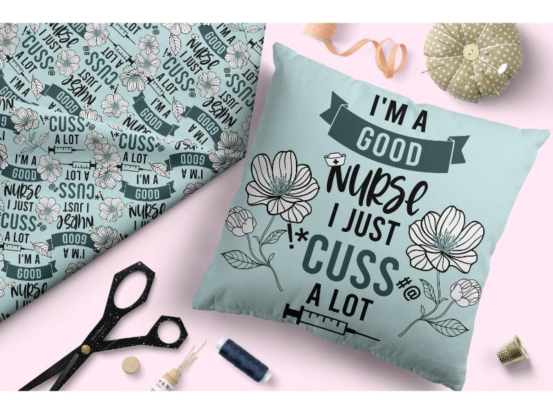 Design 338 Good Nurse Fabric – pre-order designer fabric Australia | Fabric by Missy Rose