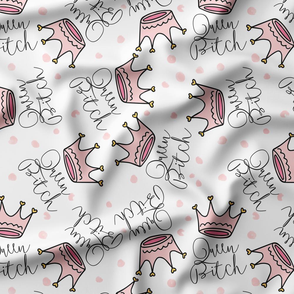 Swear Word Fabric 345 – profanity fabric for sewing, custom printed Australia | Fabric by Missy Rose