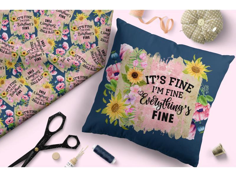 Design 346 Everything Fine Fabric – made-to-order custom fabric by the metre | Fabric by Missy Rose