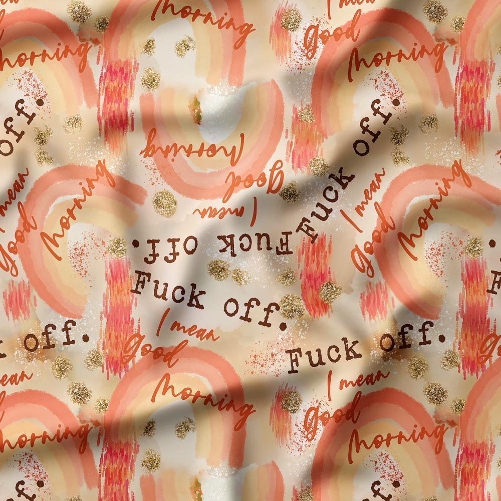 Novelty Swearing Fabric 34 – cheeky novelty fabric by the metre, made-to-order | Fabric by Missy Rose