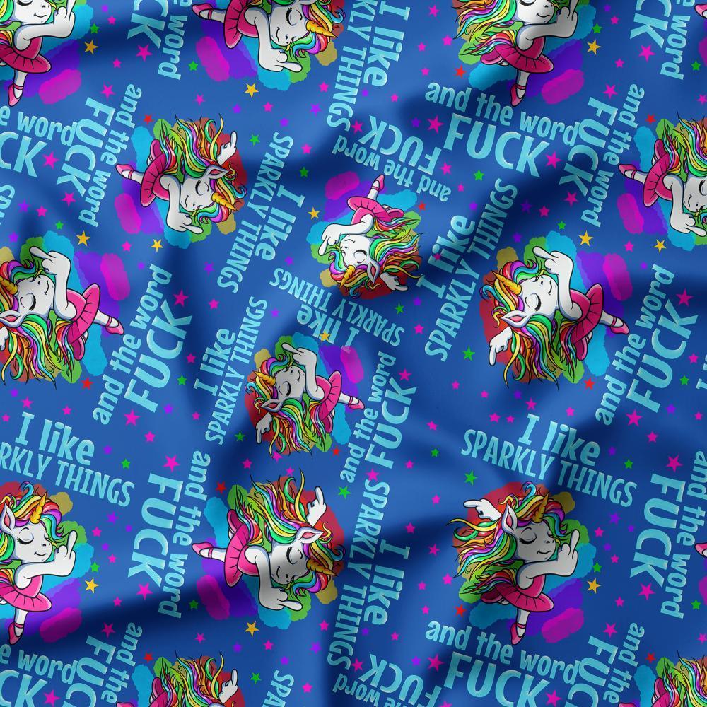 Swear Word Fabric 354 – profanity fabric for sewing, custom printed Australia | Fabric by Missy Rose