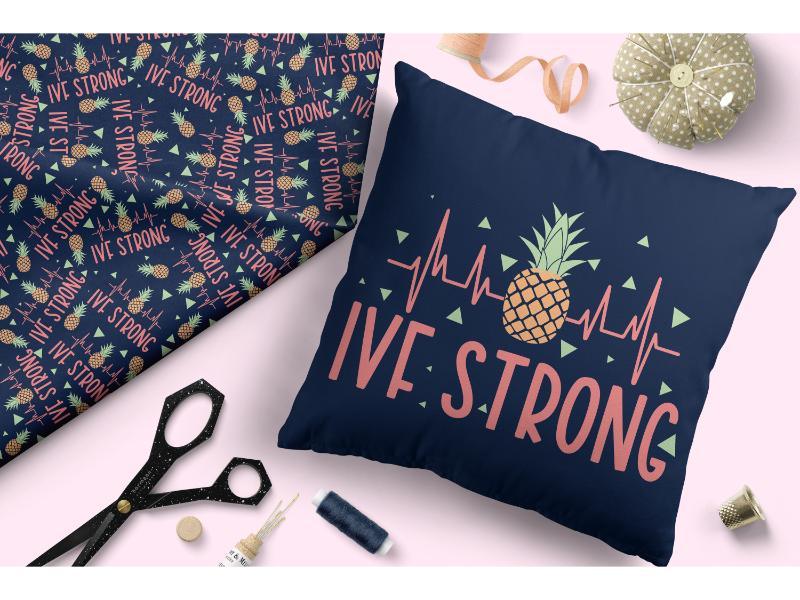 Design 364 IVF Strong Fabric – Australian custom printed fabric pre-order | Fabric by Missy Rose