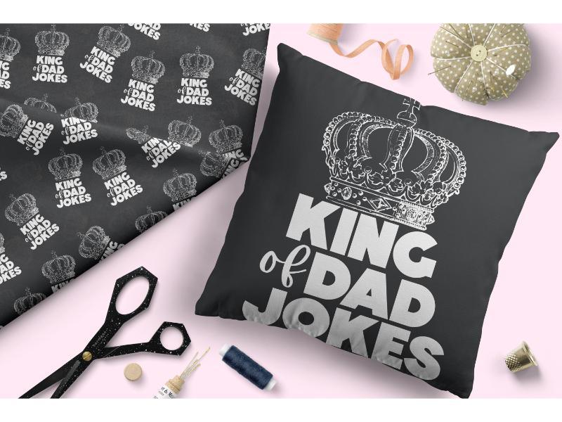 Design 365 Dad Jokes Fabric – premium custom printed fabric for sewing | Fabric by Missy Rose