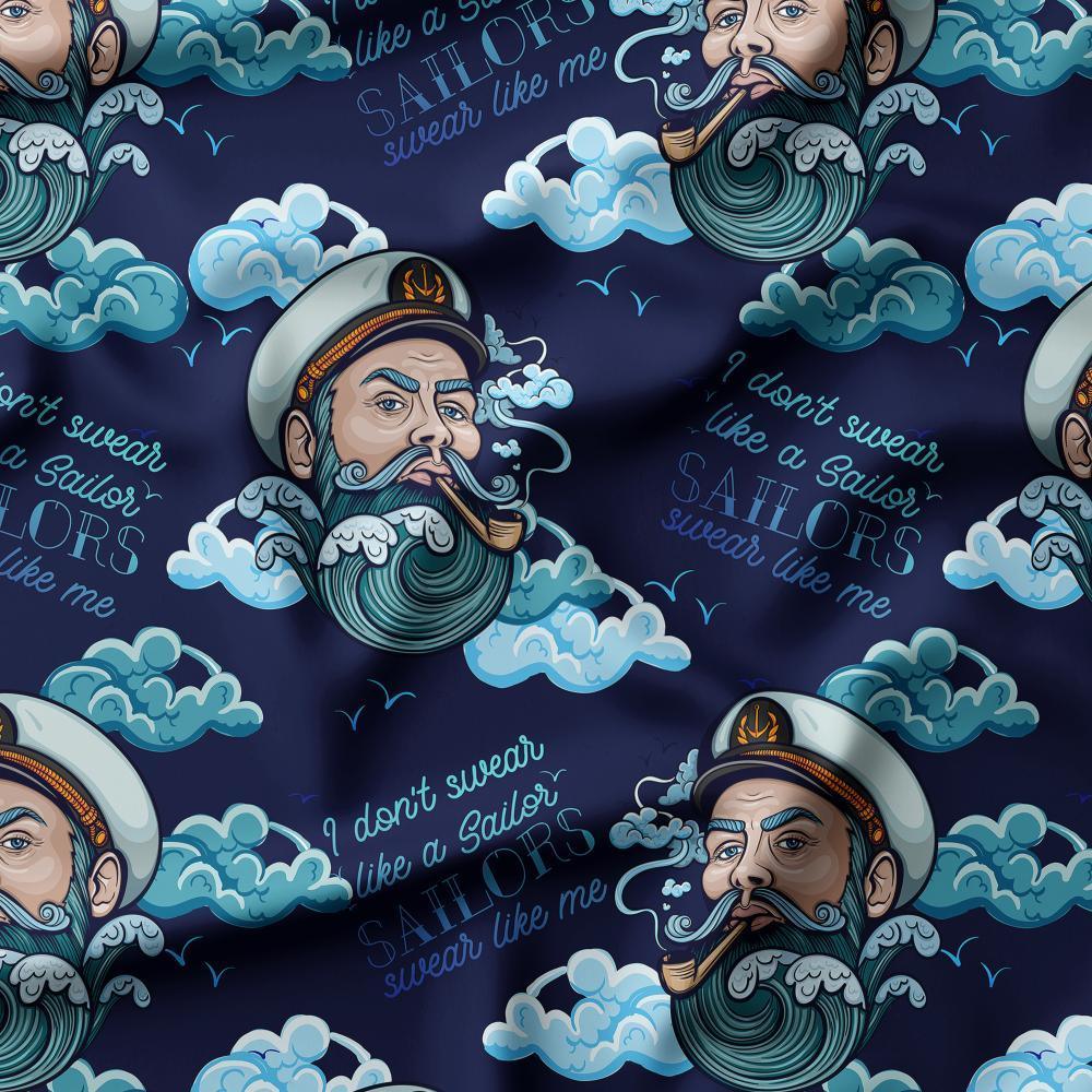 Swear Word Fabric 366 – profanity fabric for sewing, custom printed Australia | Fabric by Missy Rose