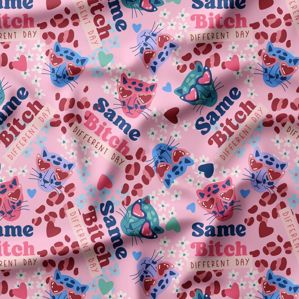 Swear Word Fabric 367 – swearing fabric custom printed Australia, made-to-order | Fabric by Missy Rose