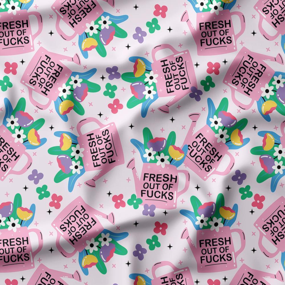 Novelty Swearing Fabric 36 – cheeky rude print fabric for sewing, pre-order | Fabric by Missy Rose