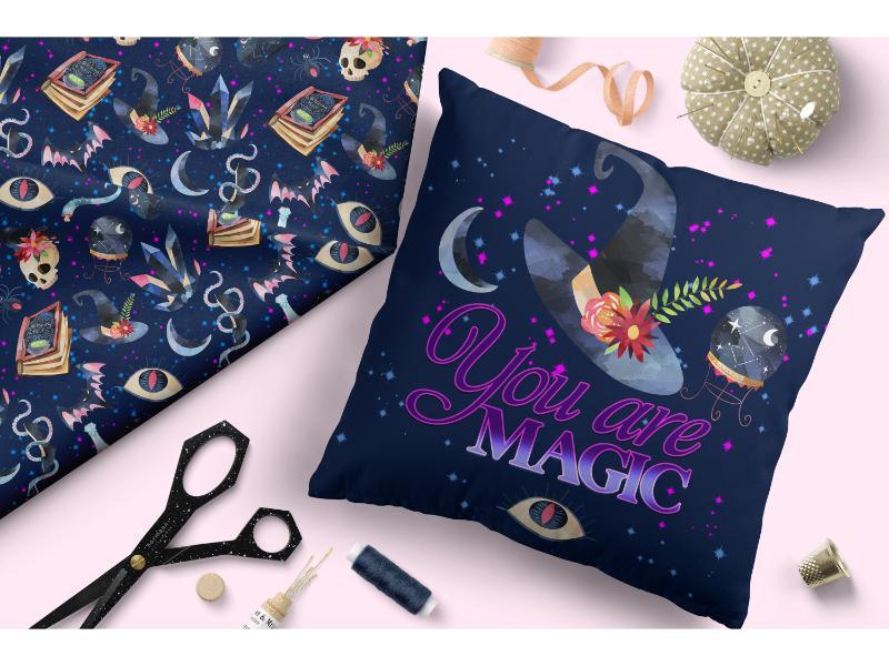 Design 375 Panel Fabric – premium custom printed fabric for sewing | Fabric by Missy Rose
