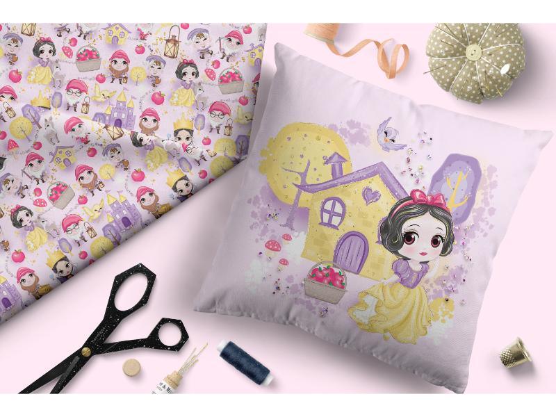 Design 379 Princess Fabric – Australian custom printed fabric pre-order | Fabric by Missy Rose